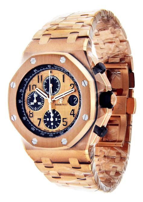 audemars piguet royal oak offshore black dial rose gold|royal oak offshore collection codes.